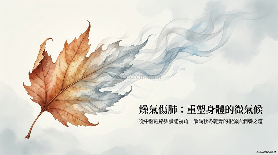 燥氣傷肺的原因,症狀與經絡，運用穴道與中藥加以改善！