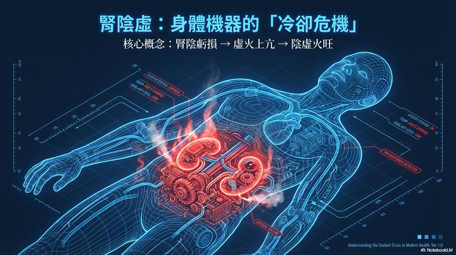腎陰虛的原因,症狀與經絡型態,運用穴道與中藥加以改善!