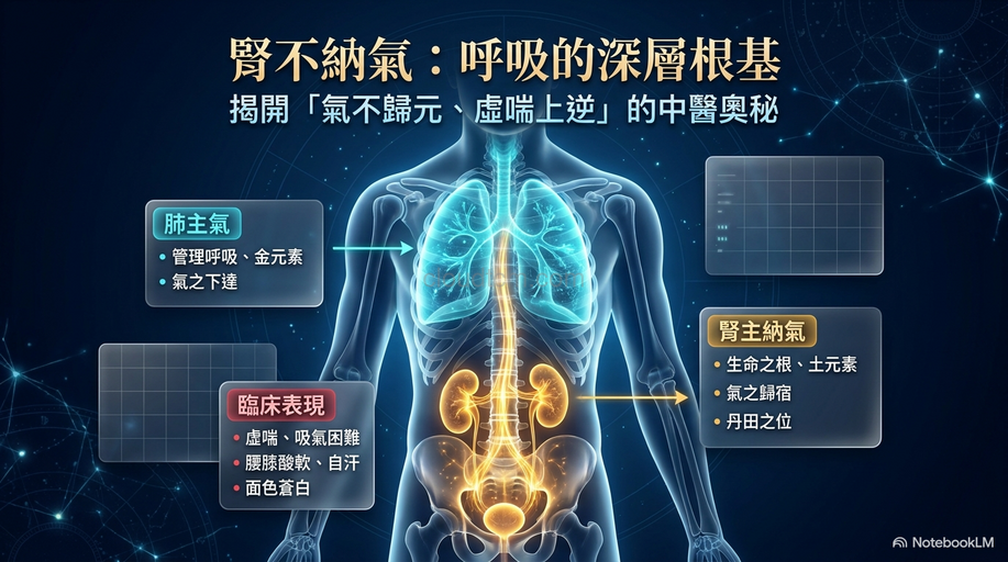 腎不納氣的原因,症狀與經絡,運用穴道與中藥改善!