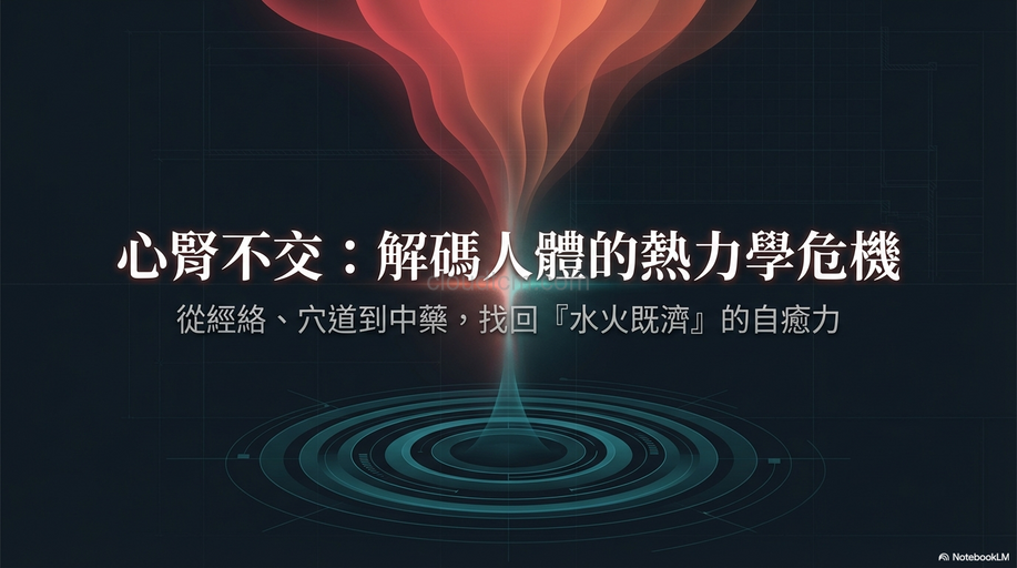 心腎不交的原因,症狀與經絡，運用穴道與中藥加以改善！