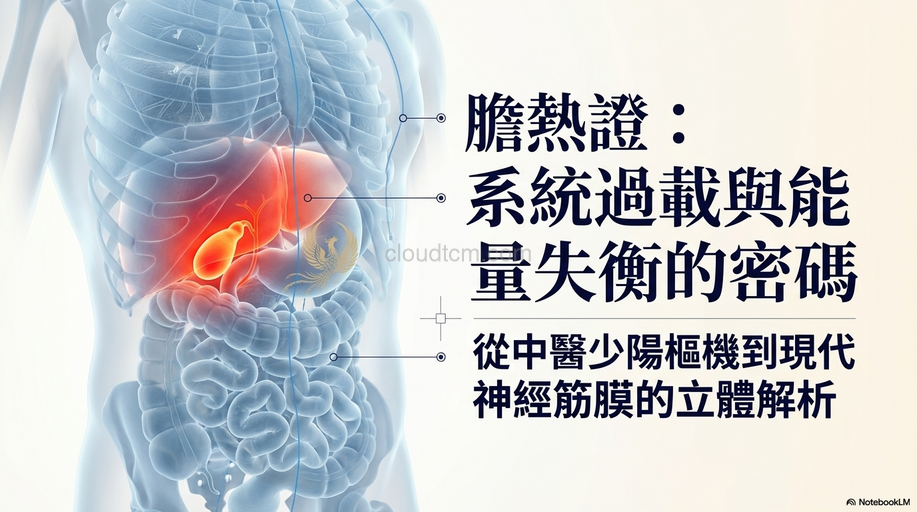 膽熱的原因,症狀與經絡，運用穴道及中藥加以改善！
