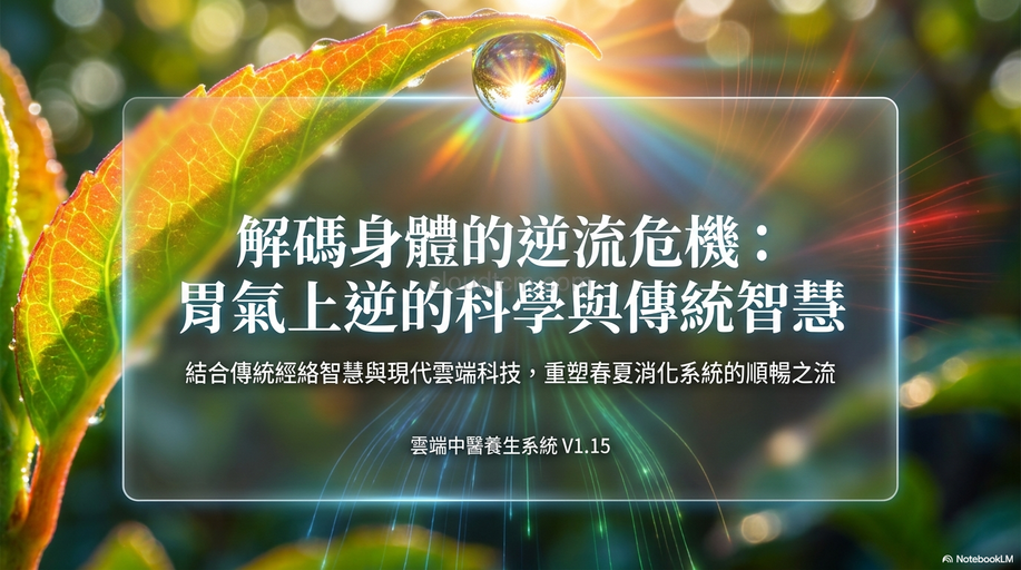 胃氣上逆的原因,症狀與經絡，運用穴道與中藥加以改善！
