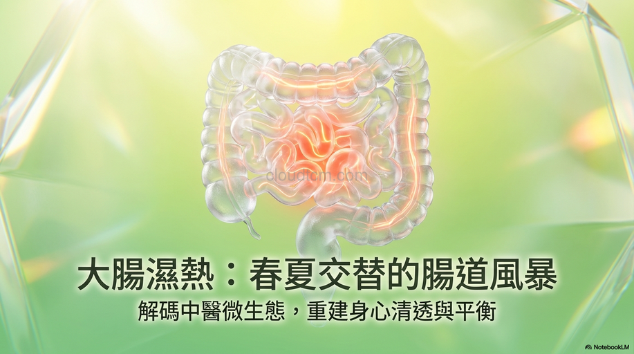 大腸濕熱的原因,症狀與經絡，運用穴道及中藥加以改善！