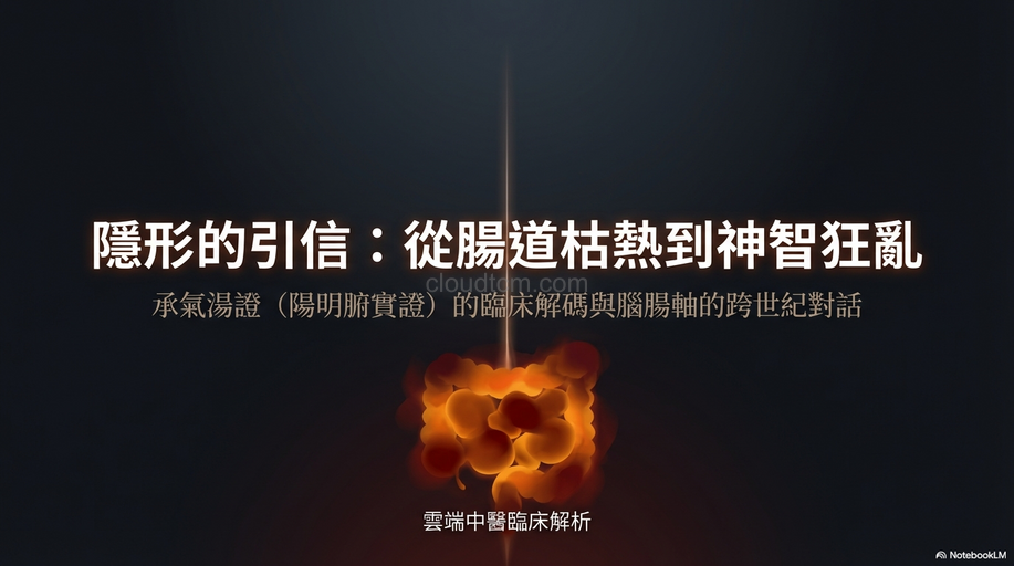 承氣湯證的原因,症狀與經絡，運用穴道及中藥加以改善！