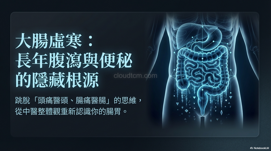 大腸虛寒的原因,症狀與經絡,穴道與中藥改善長年腹瀉便祕!