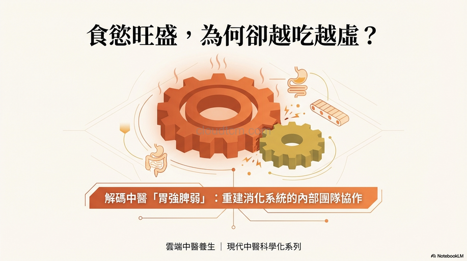 胃強脾弱的原因,症狀與經絡，運用穴道及中藥加以改善！