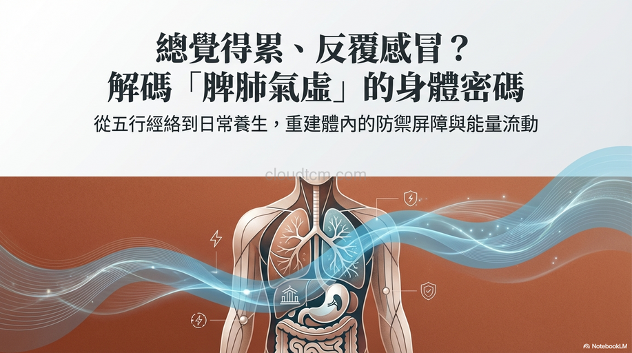 脾肺氣虛的原因,症狀與經絡,運用穴道與中藥加以改善!