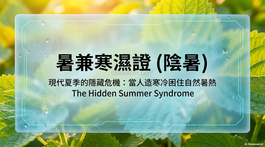 暑兼寒濕的原因,症狀與經絡,運用穴道及中藥加以改善!