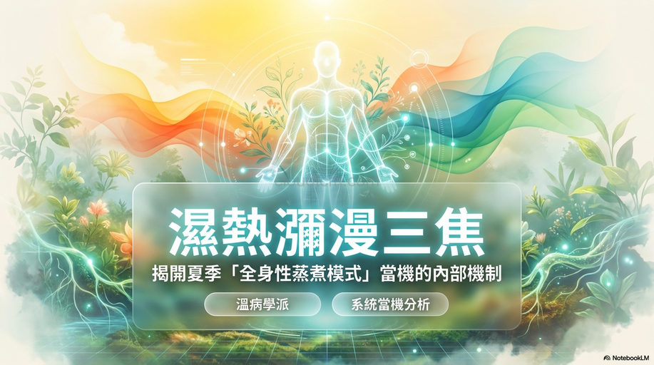 濕熱瀰漫三焦的原因,症狀與經絡，運用穴道中藥加以改善！