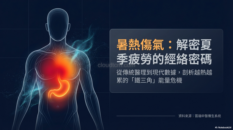 暑熱傷氣的原因,症狀與經絡,運用穴道與中藥加以改善!