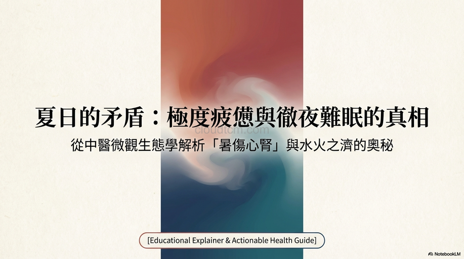 暑傷心腎的原因,症狀與經絡，運用穴道及藥加以改善！