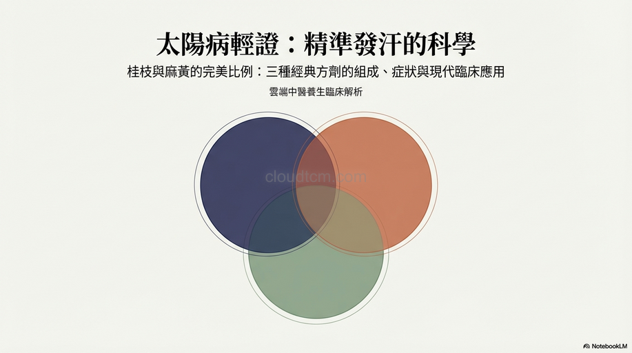 太陽病輕症之3種方劑組成、症狀及應用時機