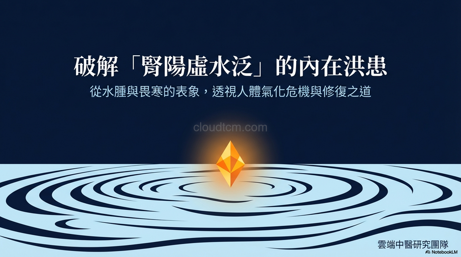 腎陽虛水泛的原因,症狀與經絡,真武湯或腎氣丸可改善!