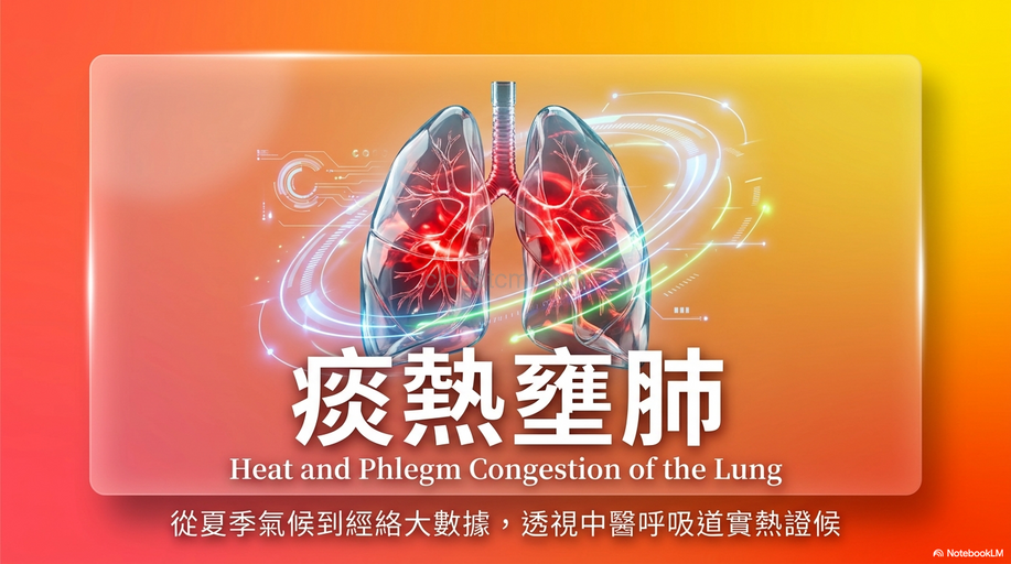 痰熱壅肺的原因,症狀與經絡,運用穴道與中藥加以改善!
