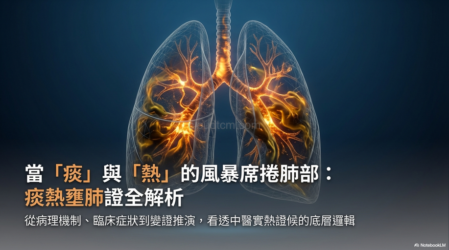痰熱壅肺的原因,症狀與經絡,運用穴道與中藥加以改善!