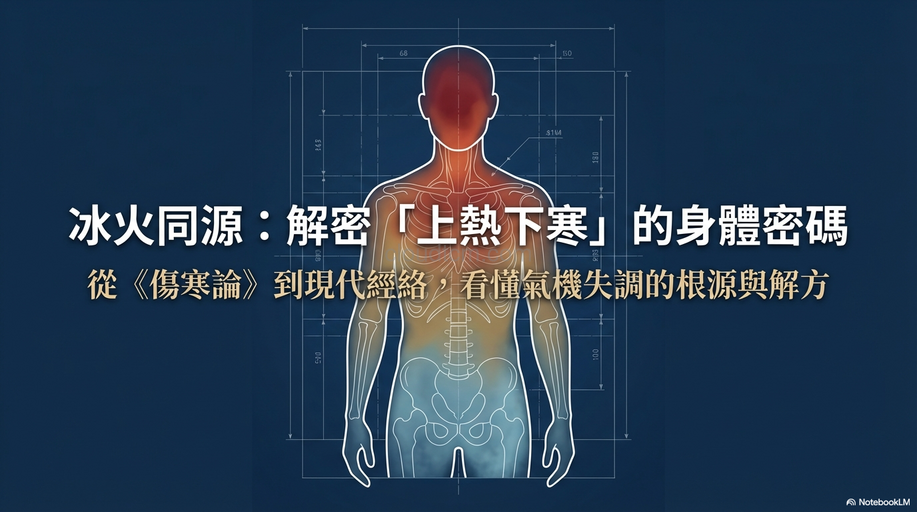 上熱下寒的原因,症狀與經絡，運用穴道及中藥加以改善！