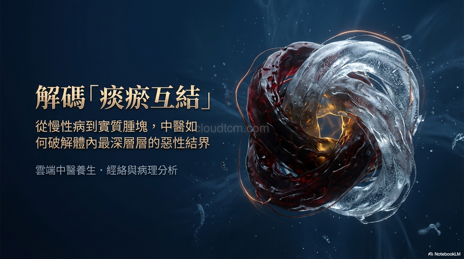 痰瘀互結的原因,症狀與經絡,運用穴道及中藥加以改善!