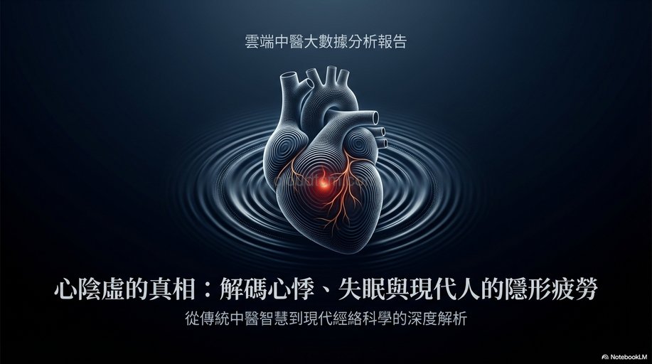 心陰虛的原因,症狀與經絡,運用穴道與中藥加以改善!