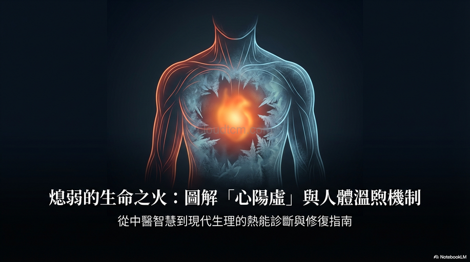 心陽虛的原因,症狀與經絡，運用穴道及中藥加以改善！