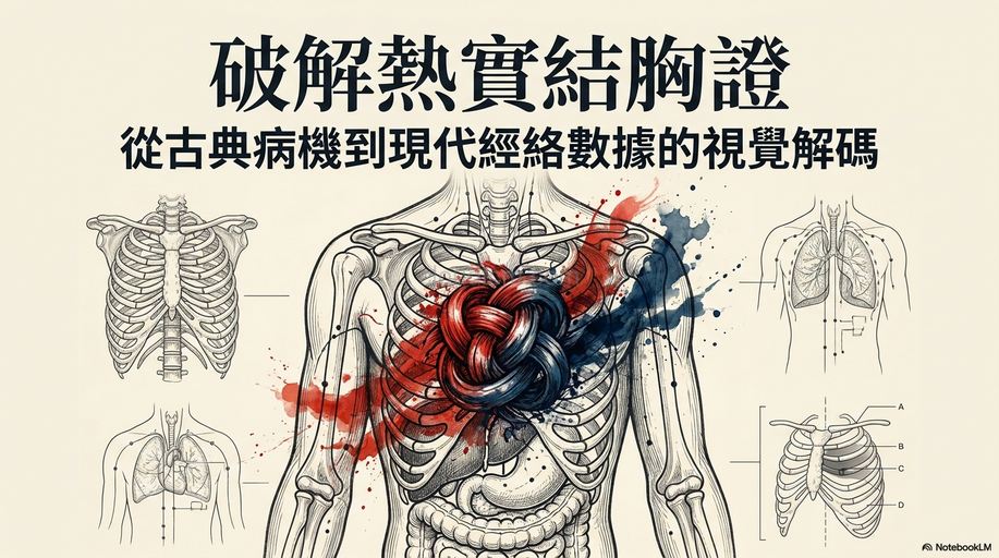 熱實結胸證的原因,症狀與經絡，運用穴道及中藥加以改善！