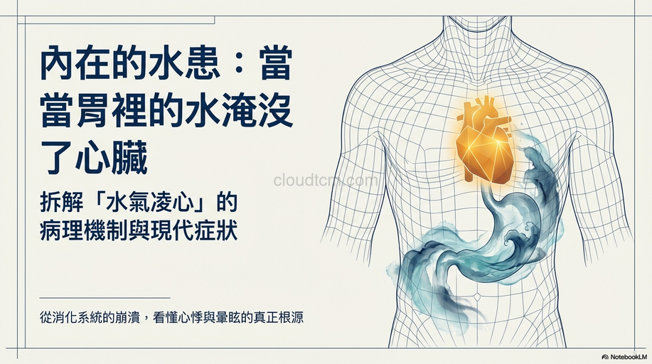 水氣凌心的原因,症狀與經絡,運用穴道與中藥加以改善!