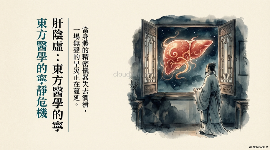 肝陰虛的原因,症狀與經絡，從穴道與中藥加以改善！