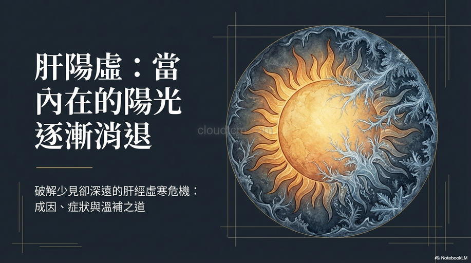 肝陽虛的原因,症狀與經絡，運用穴道及中藥加以改善！