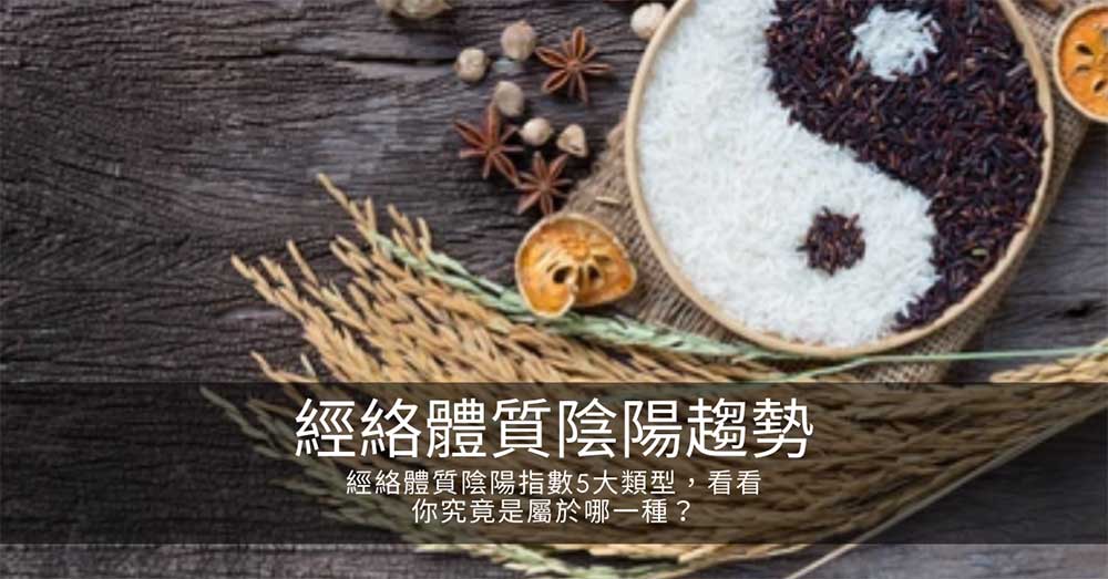 經絡體質陰陽指數5大類型，看看你究竟是屬於哪一種？