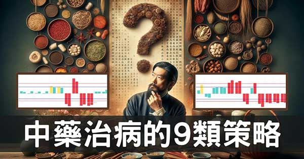 從經絡理解，千年來中藥治病或食療的9種策略應用！