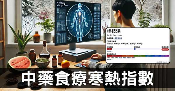 運用「寒熱指數」判斷中藥、食療，養生從此變得超簡單！