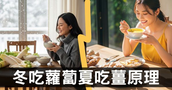 從經絡看「冬吃蘿蔔夏吃薑」的5種養生原理，適合你嗎？