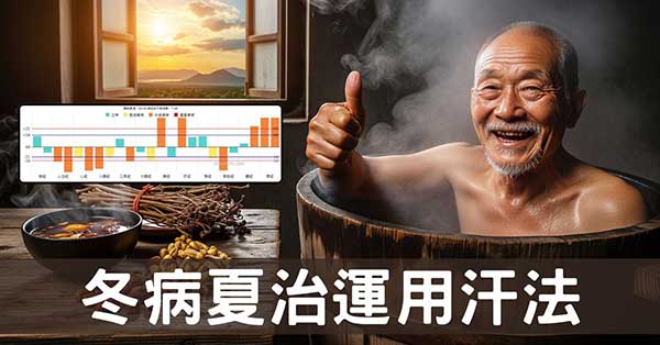 炎熱夏季運用「汗法」，是現代人冬病夏治的秘訣！