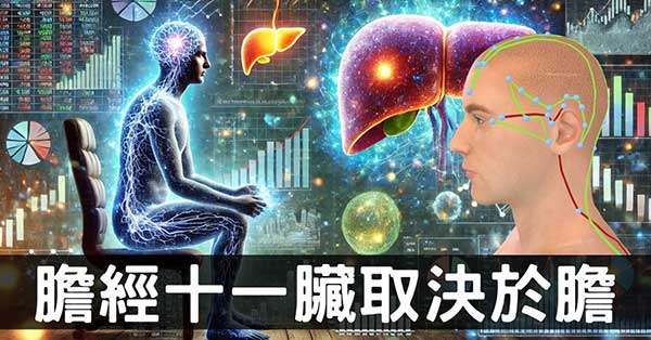 從膽經理解，《黃帝內經》凡十一臟取決於膽也!
