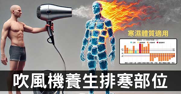 吹風機也能養生?6個經絡穴道重點一定要知道!