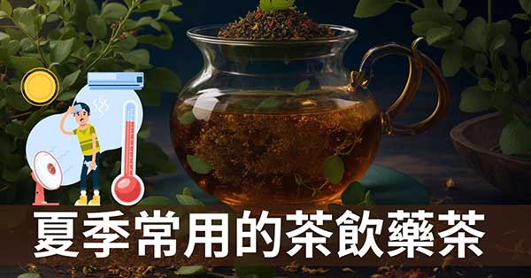 13種適合夏季的茶飲藥茶,陪伴你度過炎熱酷暑兼防疫!