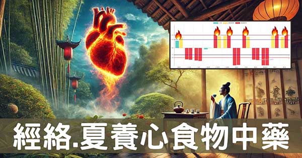 從經絡理解「夏養心」的原理與方法中(飲食中藥)