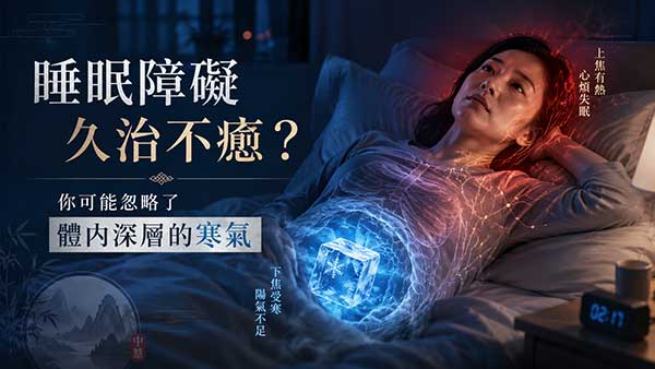 睡眠障礙久治不癒？你可能忽略了體內深層的寒氣