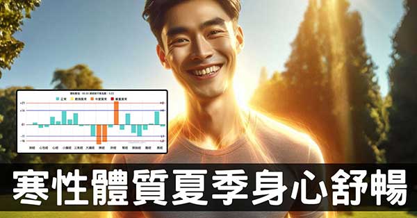 寒性陽虛經絡體質夏季為何身心舒暢？經絡告訴你原因！