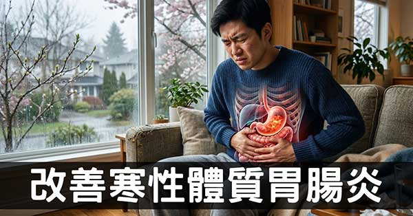 胃腸炎不只是病毒感染，從寒性陽虛經絡體質再詮釋！