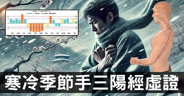 寒冷季節之「手三陽經」虛證，歸納10種類型常見症狀！