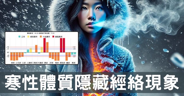 寒性陽虛經絡體質，如何理解經絡圖中隱藏化熱現象？