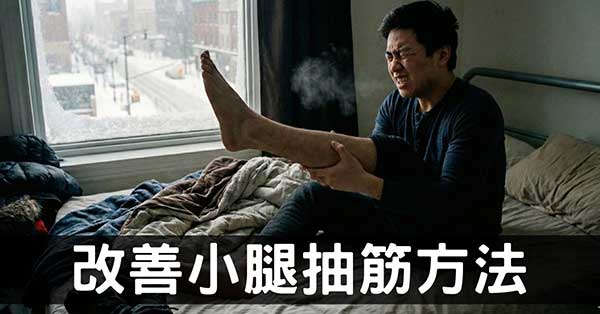 寒冷季節容易小腿抽筋嗎？實測急救改善最有效方法！