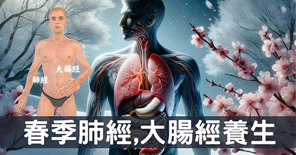 肺經與大腸經能量的3種特殊性，每年春季能量最弱！