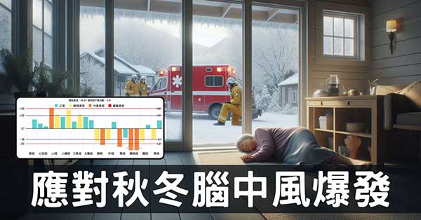 秋冬腦中風爆發全紀錄，從經絡角度可預防及處置！