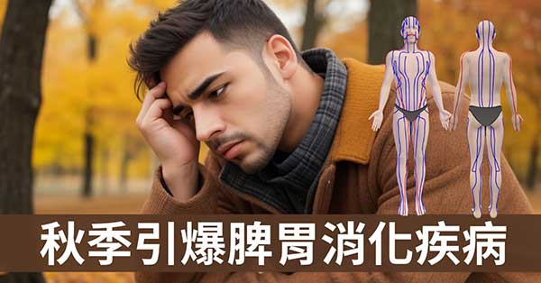 秋季引爆難治脾胃腸道疾病，從經絡數據探討如何煉成？