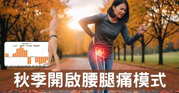 秋季啟動腰腿痛模式？經絡數據帶你看懂背後原因！