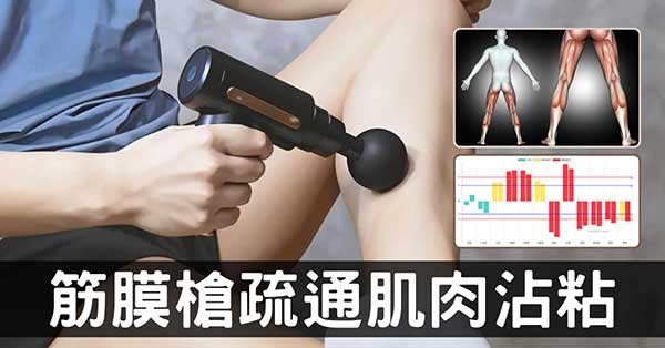 從經絡體質與經筋，找出筋膜按摩槍適用肌肉群！
