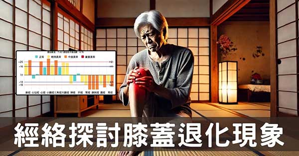 從經絡探討膝蓋退化現象,找出預防保養之道!