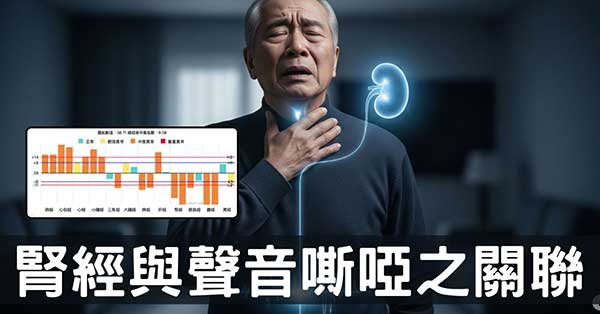 感冒突然失聲？從經絡揭密腎虛與聲音嘶啞的關聯！