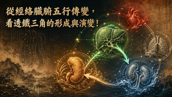從經絡臟腑五行傳變，看透鐵三角的形成與演變！